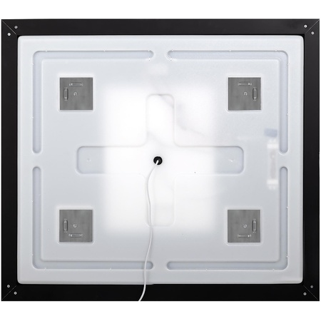 Зеркало (70х90) BelBagno Kraft SPC-KRAFT-700-900-LED-TCH-WARM-NERO с подсветкой