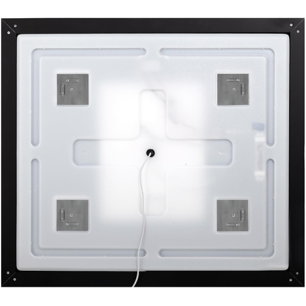 Зеркало (70х90) BelBagno Kraft SPC-KRAFT-700-900-LED-TCH-WARM-NERO с подсветкой