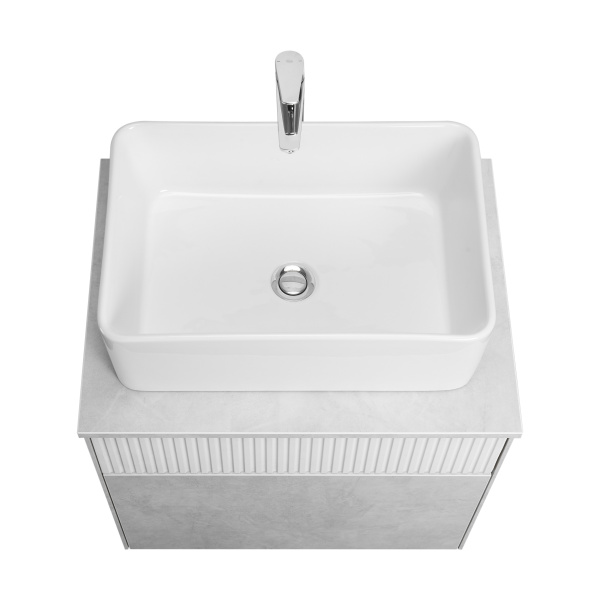 Тумба с раковиной Aquaton Марбл 60 слэйт 1A2761K1MH4C0