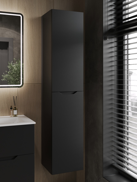 Пенал подвесной 35 правый Orange Line Li-35Pub  матовый черный