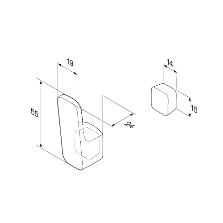 Крючок AM.PM Func A8F35522