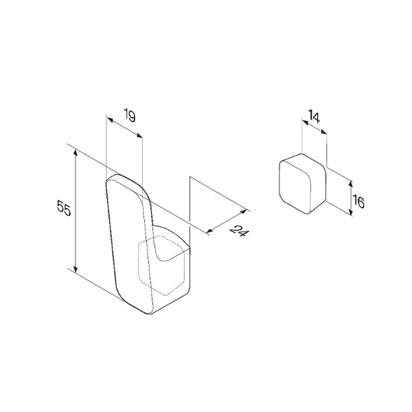 Крючок AM.PM Func A8F35522