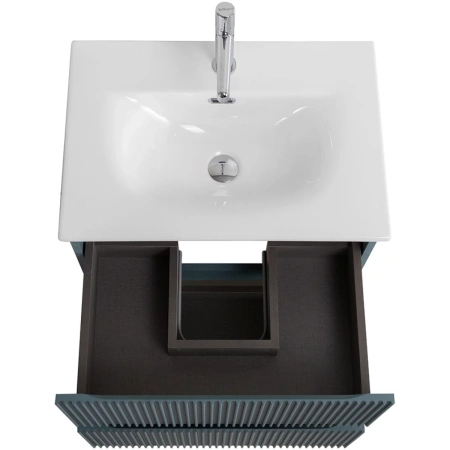 Тумба под раковину 50 BelBagno Uno UNO-MINI-500-2C-SO-AO голубой матовый, без раковины