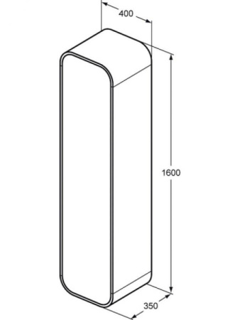 Пенал Ideal Standard Dea T7873S3