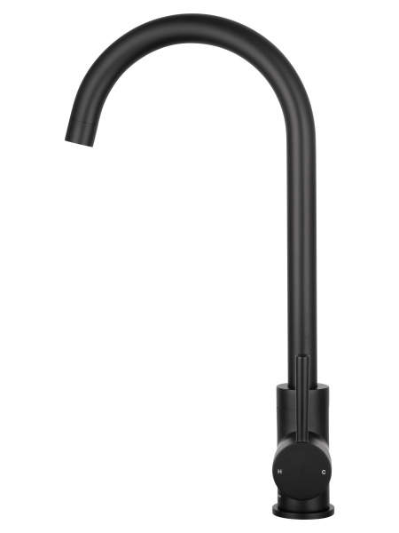 Смеситель для кухни WONZON & WOGHAND, черный матовый WW-A21102-MB