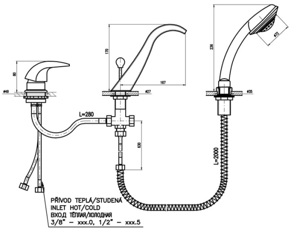 Смеситель RAV Mississippi MS061.5SZ