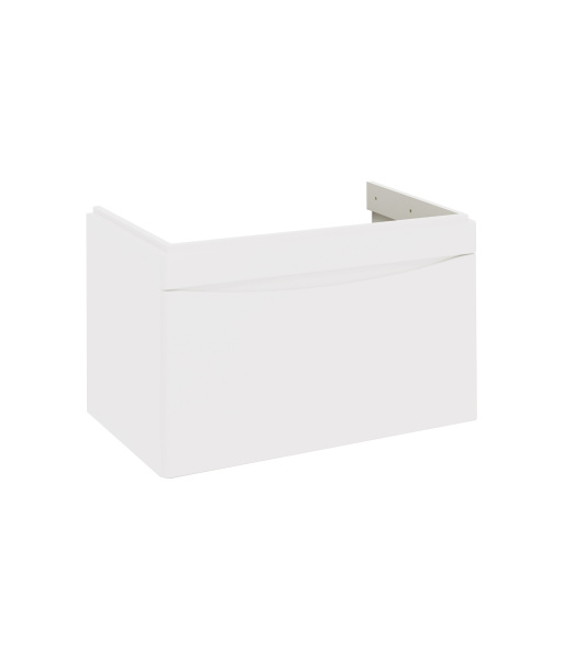 Тумба под раковину Runo подвесная белая (под умывальник Moduo 80 ) Афина 80 (00-00001212)