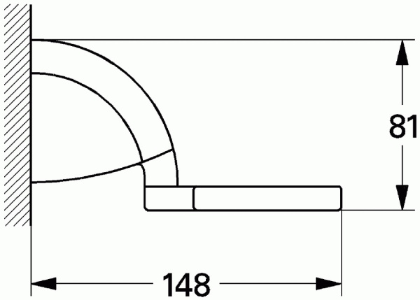 Держатель GROHE Chiara 40193 000 (40193000)
