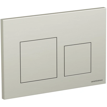 Клавиша смыва Ceramicanova Balance Square CN12-002BN брашированный никель