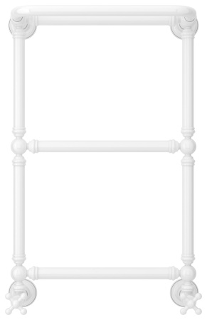 Полотенцесушитель Водяной Сунержа Ренессанс 1386 (66х40) Белый 12-0281-6640