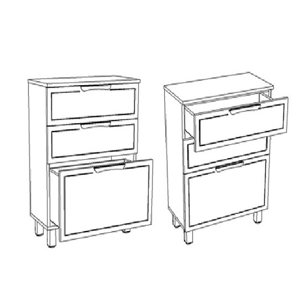 Комод Corozo Монро 40 Z3 SD-00000780