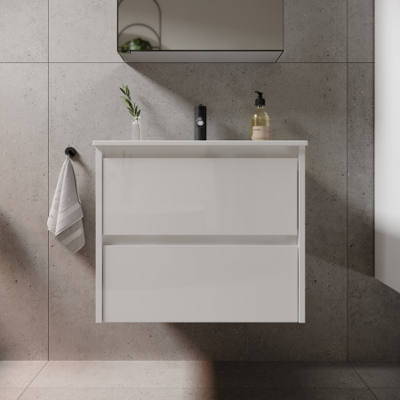 Тумба под раковину Sancos  Libra LB60W белый глянец