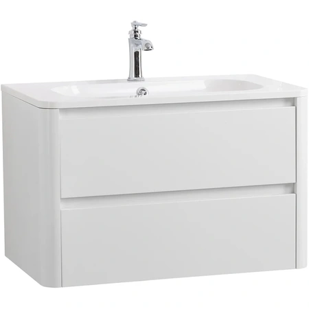 Тумба под раковину Cezares RELAX-800-2C-SO-BL Bianco Lucido
