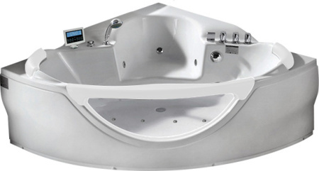 Акриловая ванна (155х155) Gemy G9025 II K с гидромассажем, универсальная