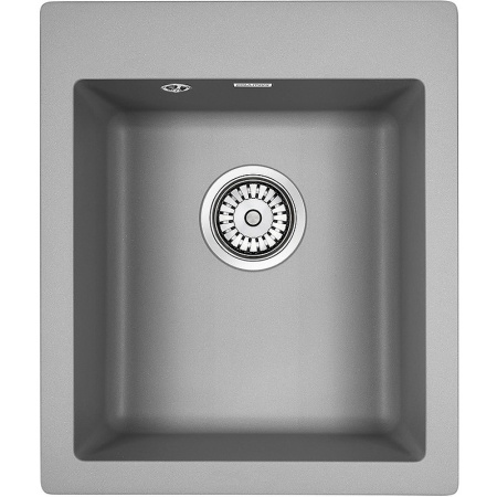 Кухонная мойка Paulmark  Kante 40 PM104249--GRM серый металлик