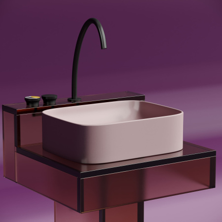 Раковина накладная (50,5х38) Ceramica Nova ELEMENT CN6052MP