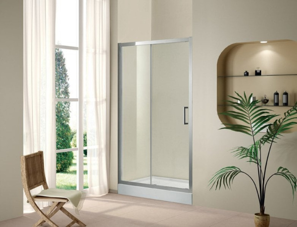 Душевая дверь в нишу Cezares PORTA-BF-1-140-P-Cr