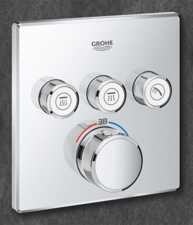 Термостат для ванны с душем 3 источника Grohe Grohtherm SmartControl 29126 000 (29126000) хром
