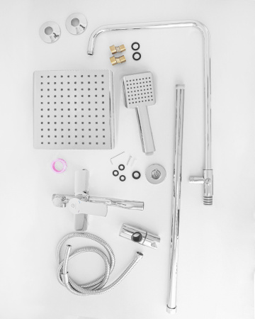 Душевая система Agger Merry A1394400 смеситель с изливом, хром