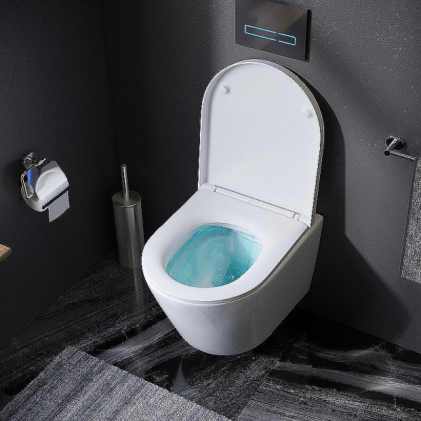 Комплект унитаза с инсталляцией Am.Pm Sense FlashClean IS90251.741701 с сиденьем микролифт, кнопка хром глянец