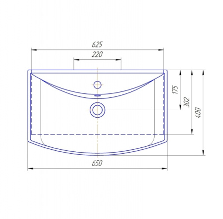 Раковина Kirovit Стиль 650