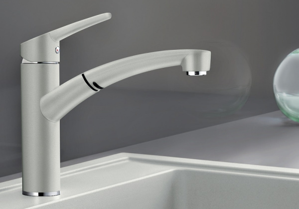 Смеситель Blanco Nea-S Silgranit (жемчужный) 520307