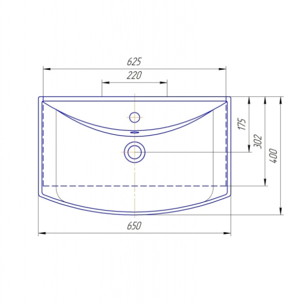 Раковина Kirovit Стиль 650