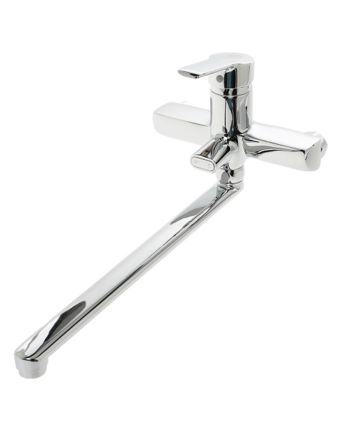 Смеситель для ванны однорычажный универсальный с душевым набором Orange Prim M42-211cr хром