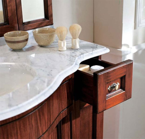 Столешница под раковину Eurodesign DX IL Borgo BMS-84+BMC-23.SX+BMC-23