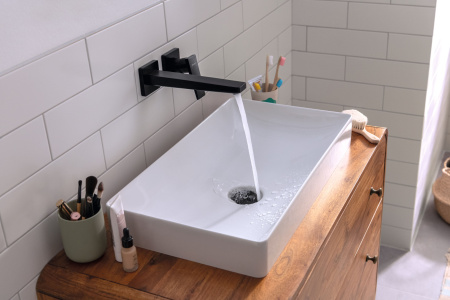 Смеситель для раковины встраиваемый Hansgrohe Metropol 32526670 черный матовый 
