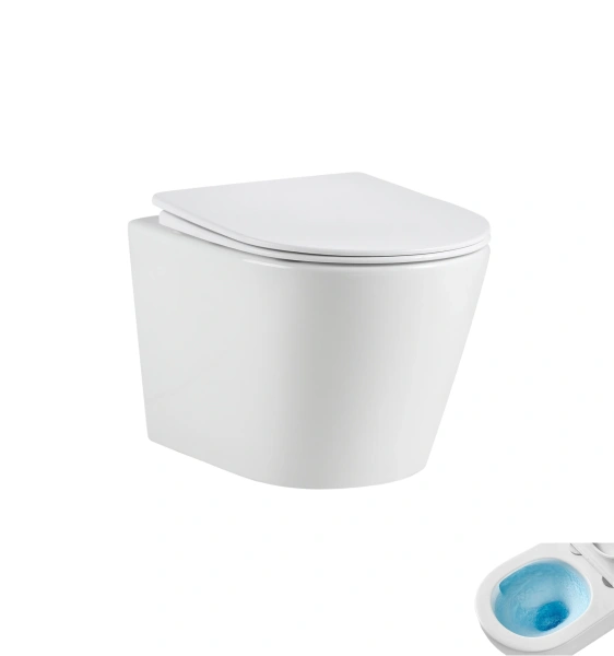 Подвесной унитаз безободковый Gid Tr2130TFB