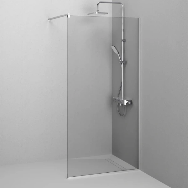 Душевая перегородка 100 см Am.Pm Func W84WI-100-F1-MTE хром