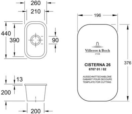 Мойка кухонная Villeroy & Boch Venticello 670701KG
