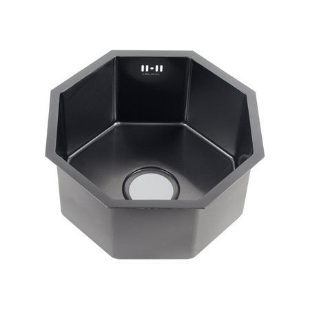 Кухонная мойка (40х40х20) MELANA Octavia Profline D400B, черный