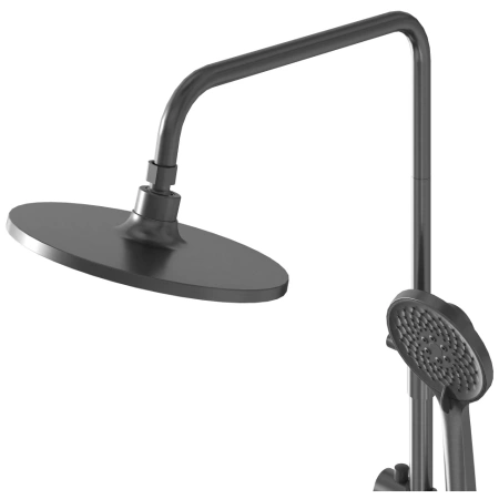 Душевая система Grossman Galaxy 500.K35.01.420 графит сатиновый