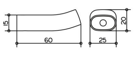 Крючок Keuco Edition 400, 11514 010000 (11514010000) хром