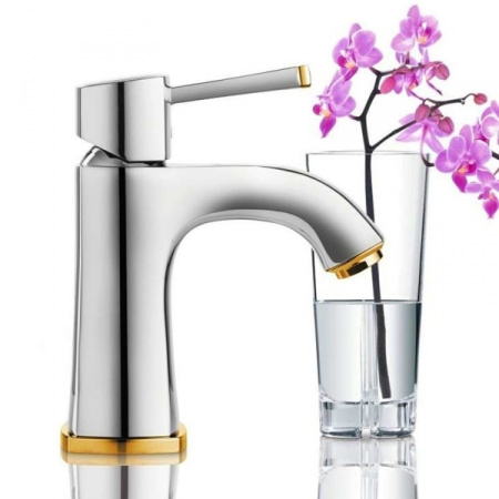 Смеситель для раковины Grohe Grandera 23310 IG0 (23310IG0) хром/золото