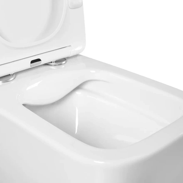 Унитаз подвесной безободковый Aquatek Либра New AQ1148N-00 микролифт