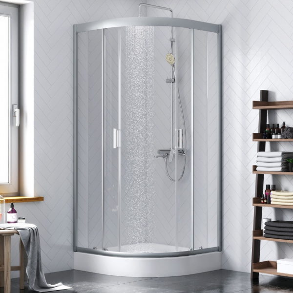 Душевой уголок (90х90) Damixa Skyline Round DX35WG-301-090MT