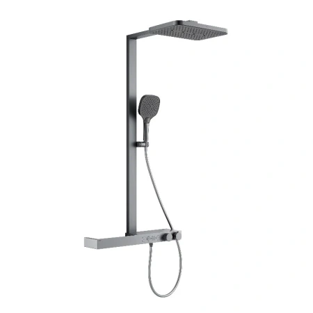 Душевая система с изливом Arrow AMG14GH872GG серый