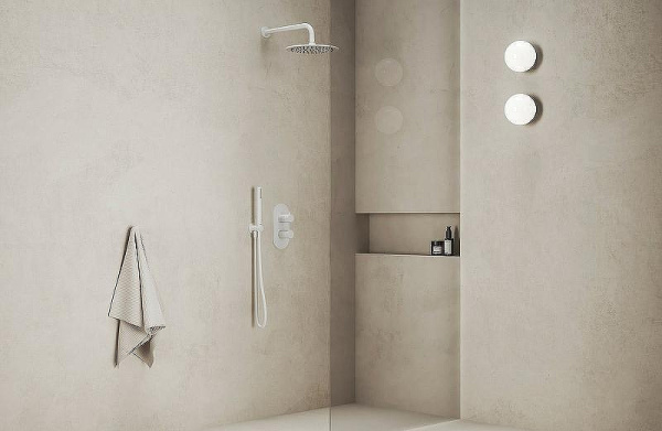 Верхний душ Ravak 985.10WHM X070519 белый матовый