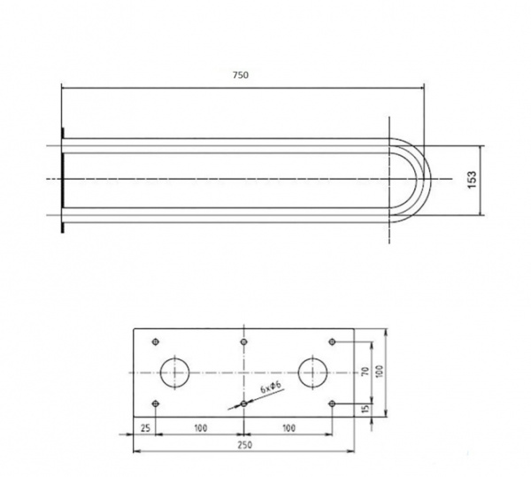 Поручень опорный BEMETA Help 301102304