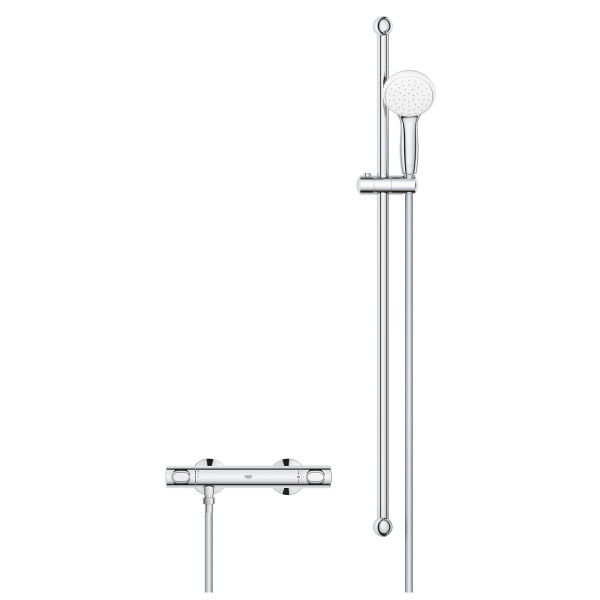 Термостат для душа с душевым гарнитуром Grohe Grohtherm 500 34797 000 (34797000) хром