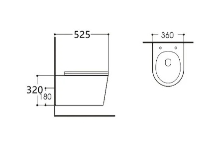 Унитаз Aquatek Вега AQ1905-00 с инсталляцией Geberit 111.154.11.1