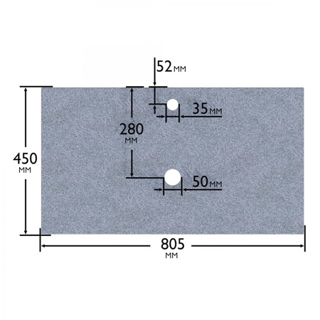 Столешница под раковину СанТа 80 900154