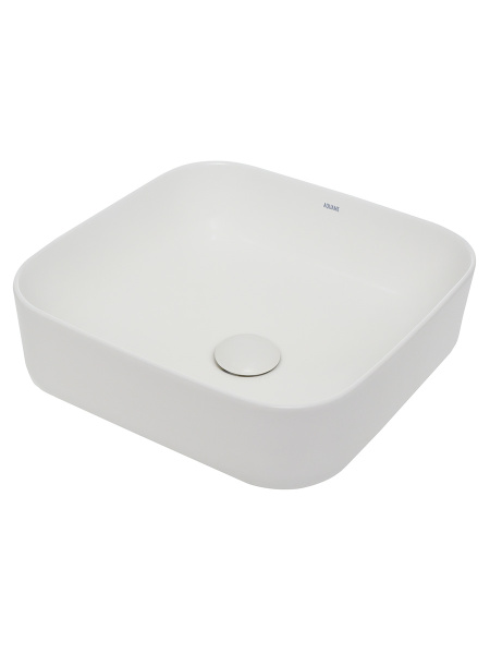 Раковина накладная (39x39) AQUAme AQM5011MW