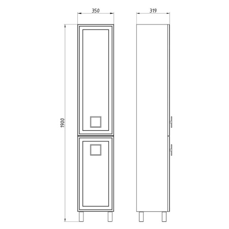 Пенал ASB-Mebel Санта 35 (10921)