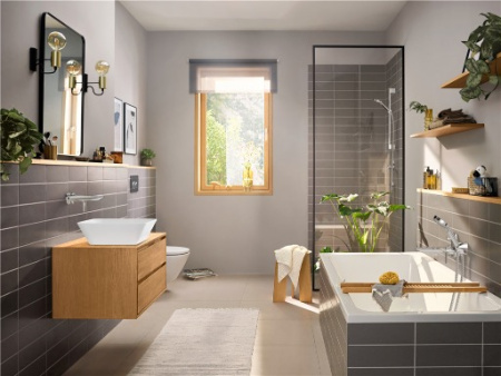 Смеситель для раковины встраиваемый Hansgrohe Rebris E 72568000 хром