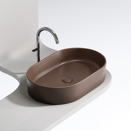 Раковина накладная (60,8х38,5) Ceramica Nova ELEMENT CN6048MDB
