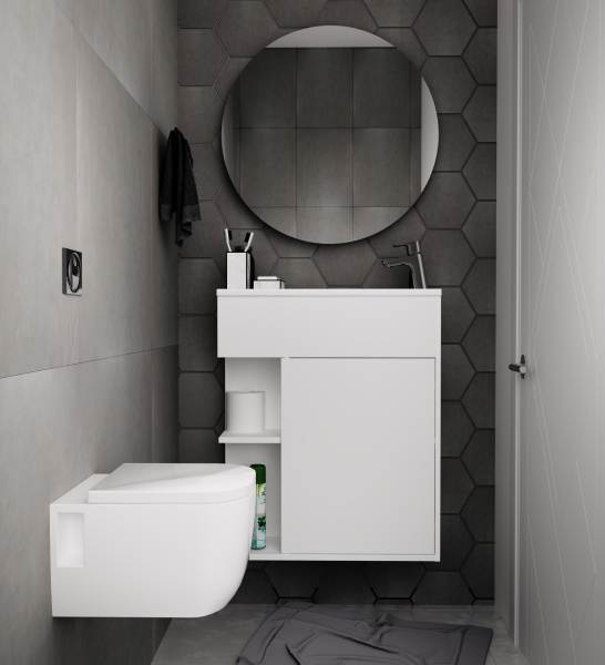 Тумба с раковиной 1Marka  Stretto 60П У94717